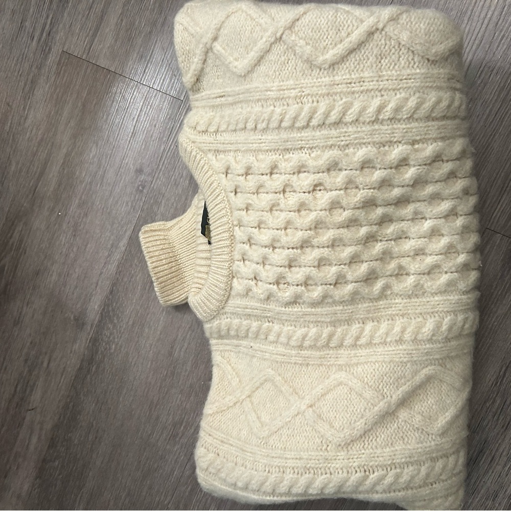 Country knitwear cable knit vintage Irish sweater - Picture 3 of 12